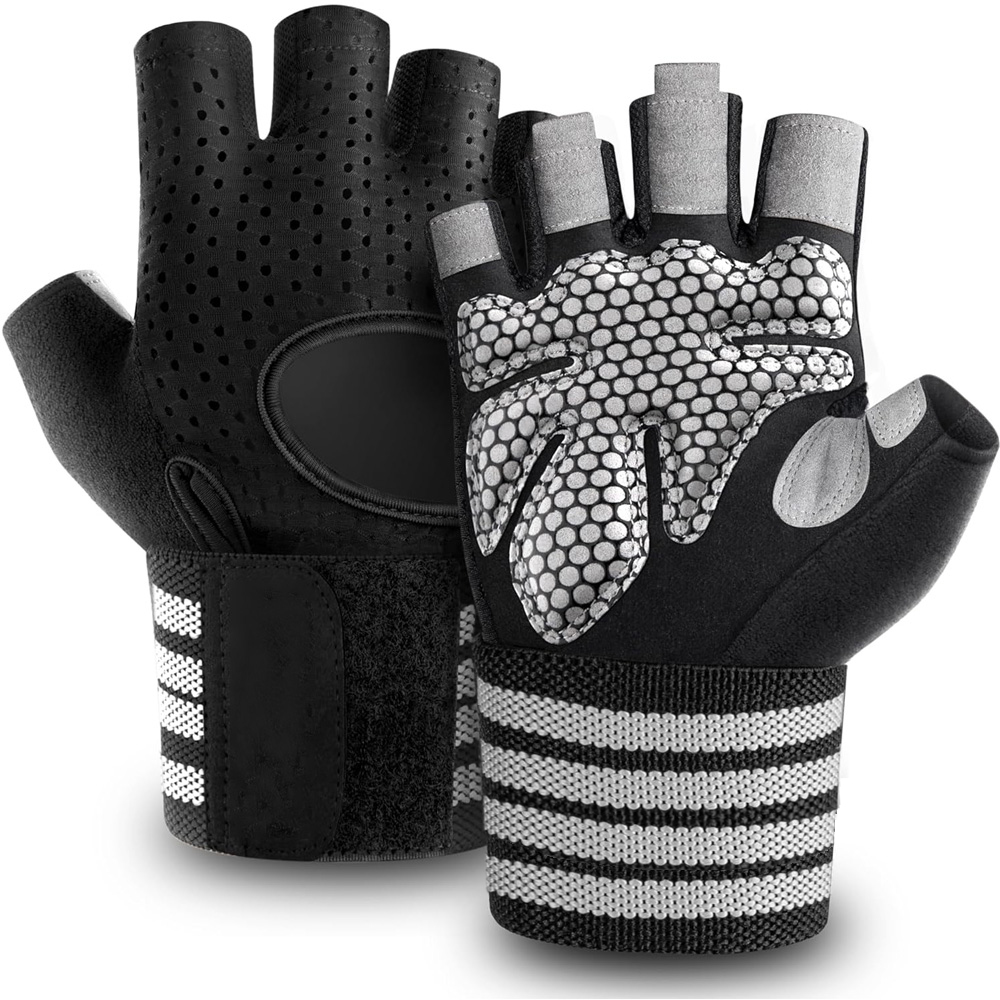 Crossfit Gear For Women - Fitness Gloves with Wrist Support, Non-Slip