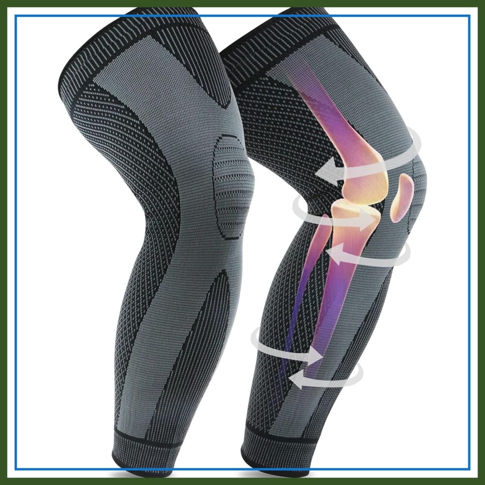 Knee Sleeve Pair - Knee Braces for Pain Relief, Meniscus