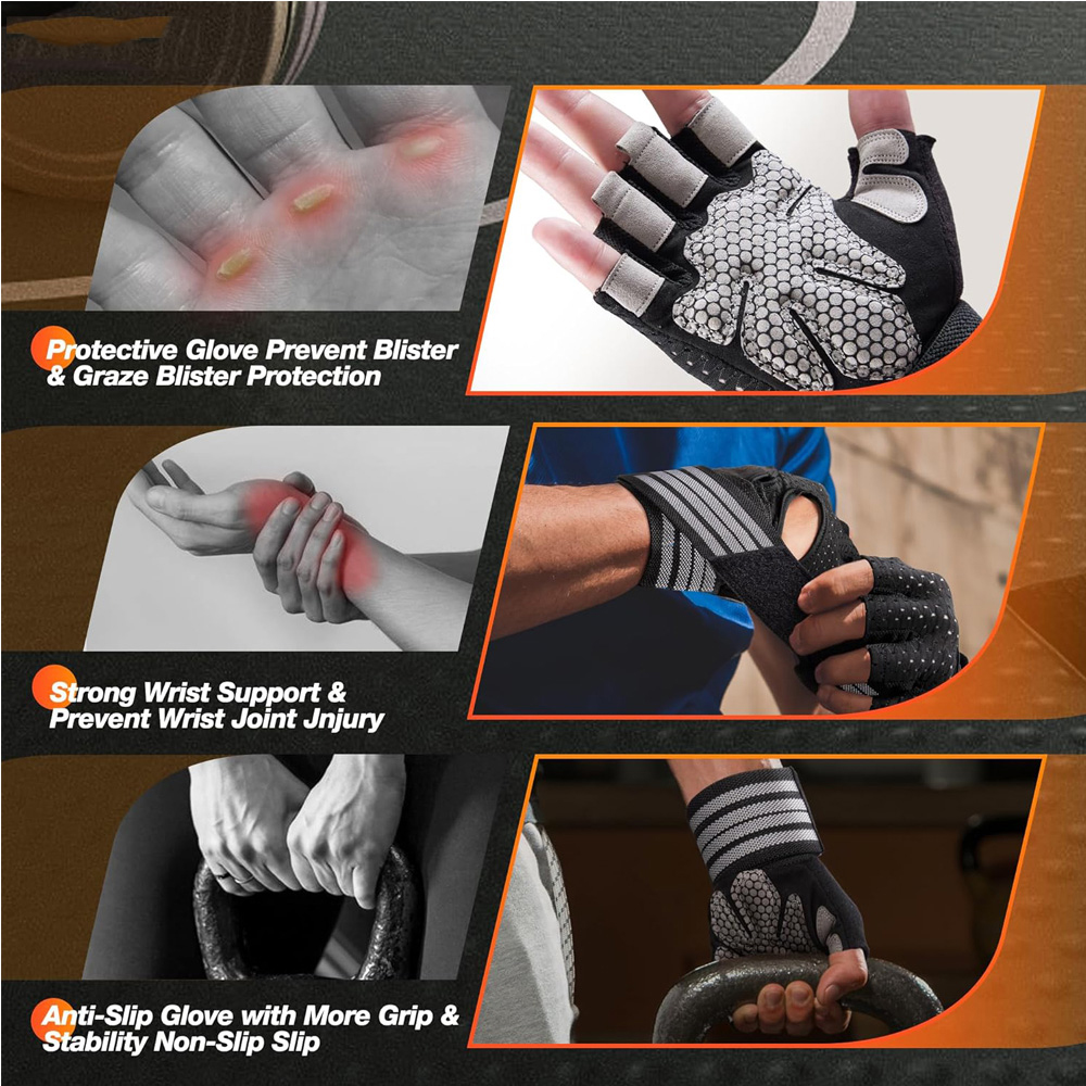 Fitness Gloves with Wrist Supp - Crossfit Gear For Women avaliação e preço