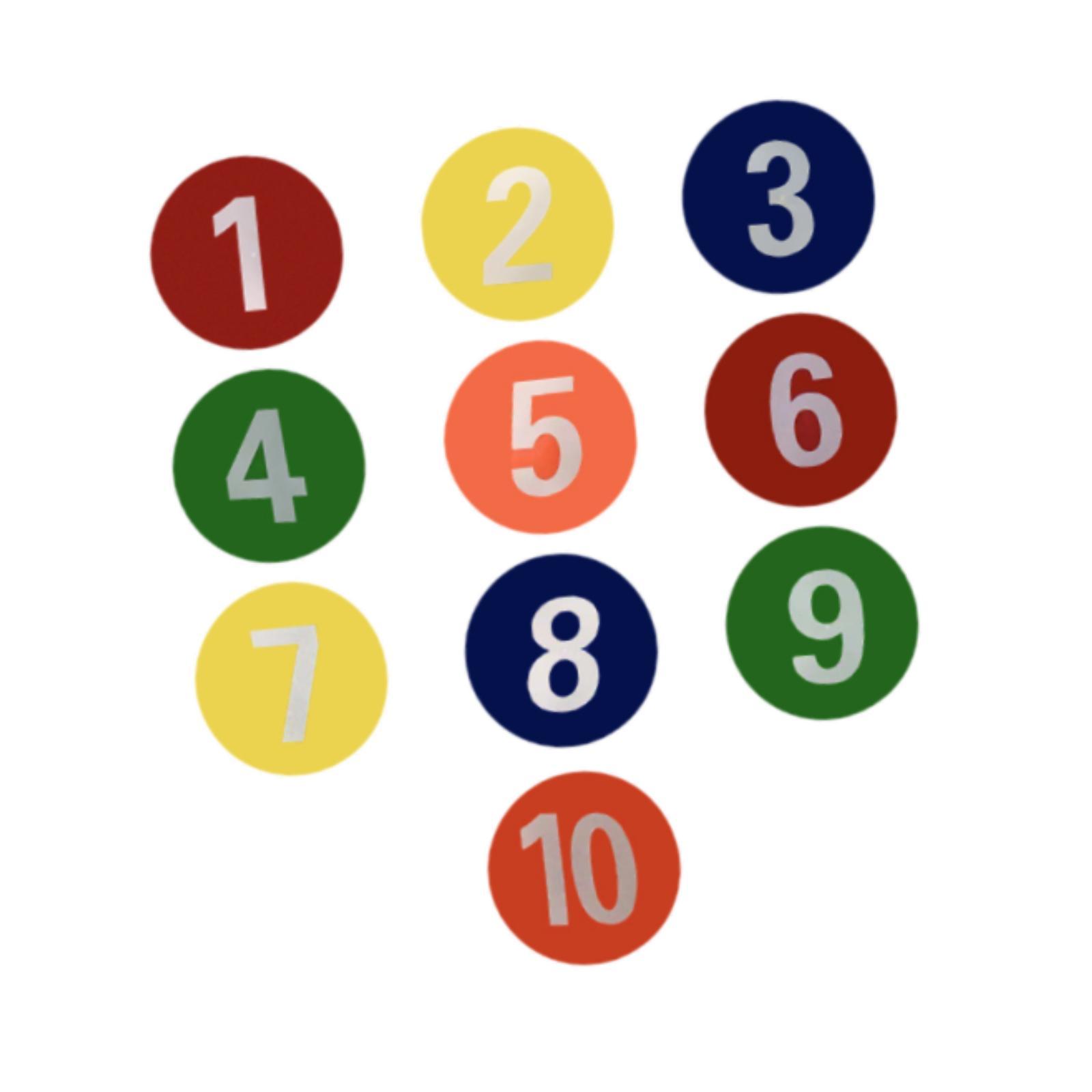 10x Numbered Floor Dots Marker - Speed Agility Dots avaliação e preço