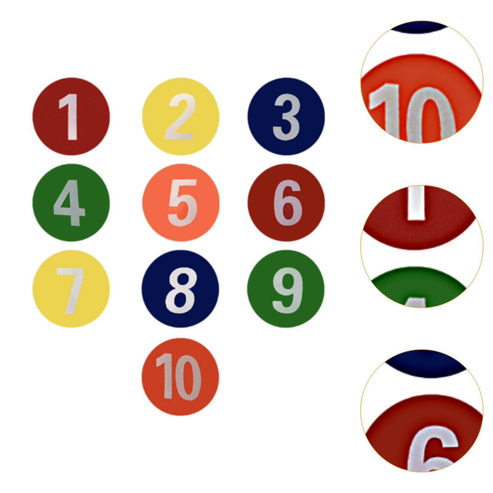 10x Numbered Floor Dots Marker - Speed Agility Dots avaliação e preço