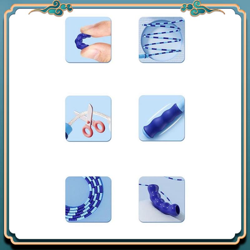 Bamboo Knot Rope Skipping Fitn - Skipping Rope Pvc avaliação e preço