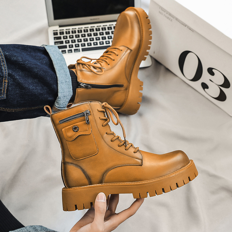 2025 Trend Men Boots Sneakers  - Crossfit Outdoor avaliação e preço