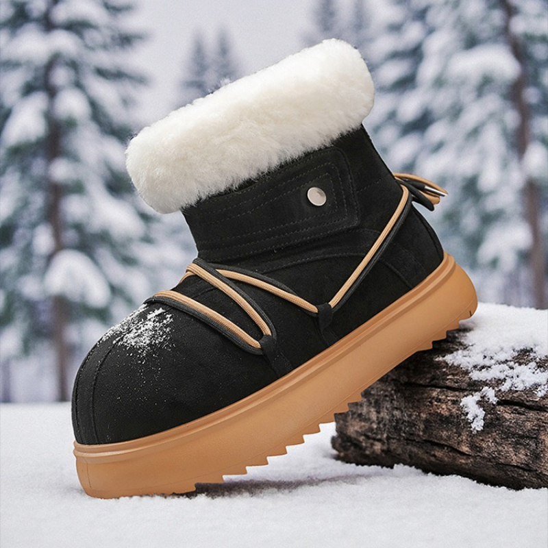 2025 New Winter Men Snow Boots - Crossfit Outdoor avaliação e preço