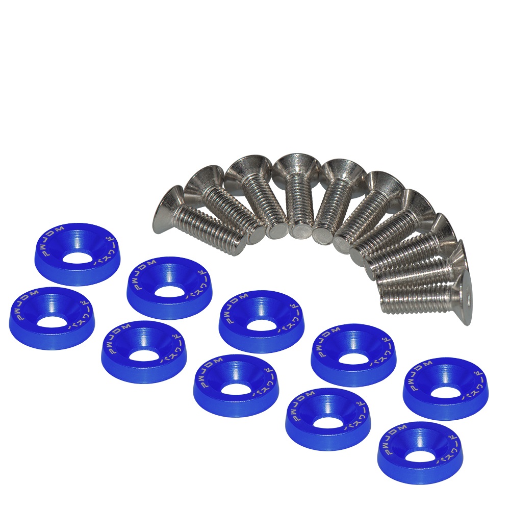 10PCS M6 JDM Car Modified Hex  - Bumper Plate 10Kg avaliação e preço