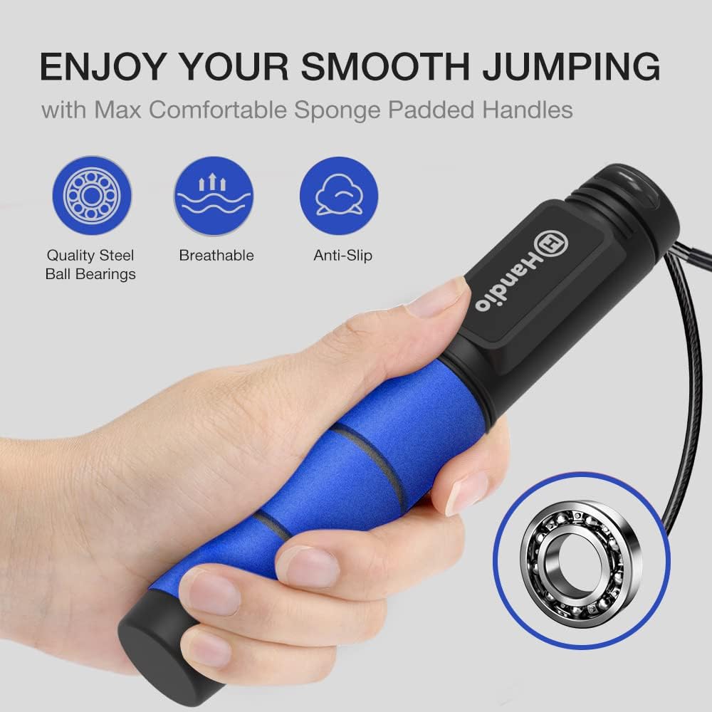 Adjustable Speed Jump Rope wit - Jump Rope Speed Bearing avaliação e preço