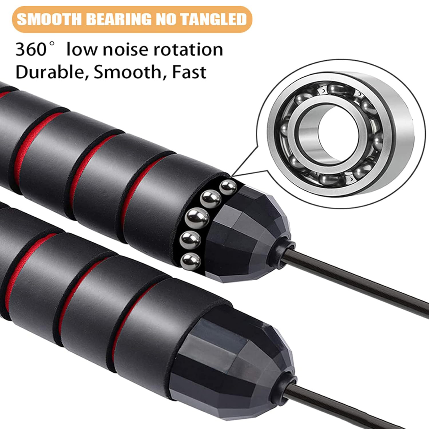 Jump Rope for Fitness,Speed Ju - Jump Rope Speed Bearing avaliação e preço