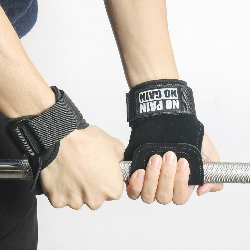 Cowhide Gym Grips Gloves Weigh - Crossfit Training Gear avaliação e preço