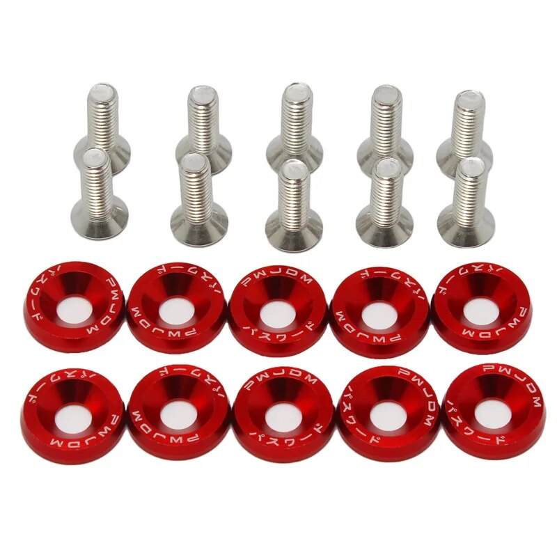 10 PCS M6 Car Modified Fastene - Bumper Plate 10Kg avaliação e preço