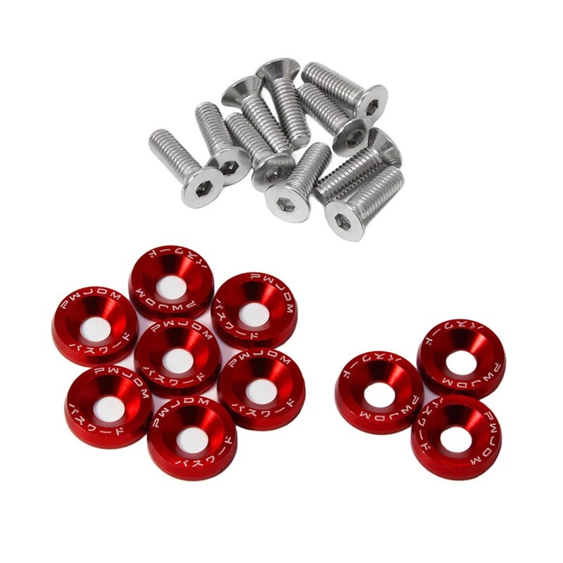 10 PCS M6 Car Modified Fastene - Bumper Plate 10Kg avaliação e preço