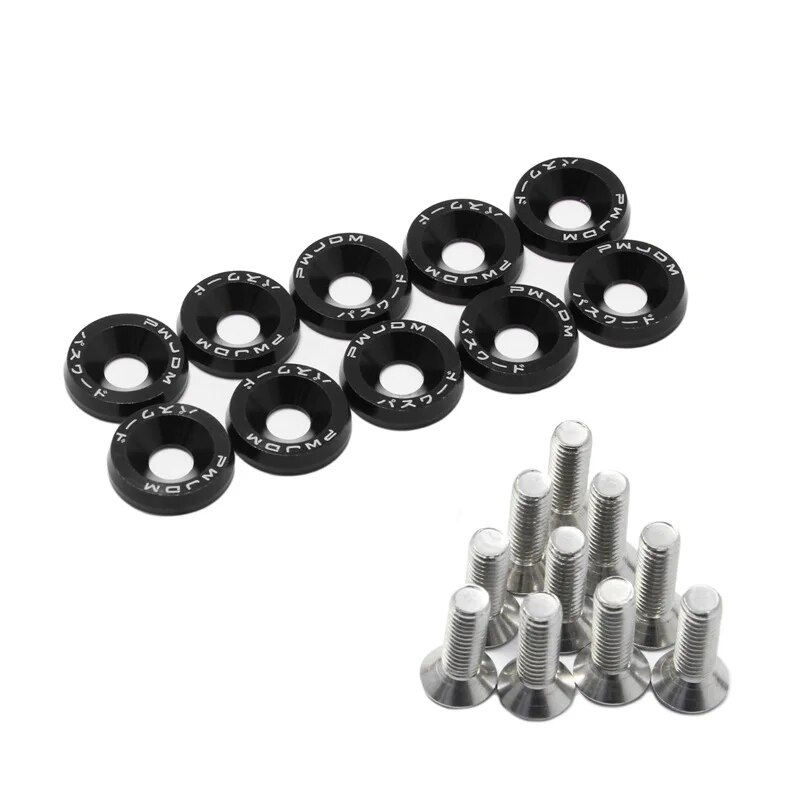 10 PCS M6 Car Modified Fastene - Bumper Plate 10Kg avaliação e preço