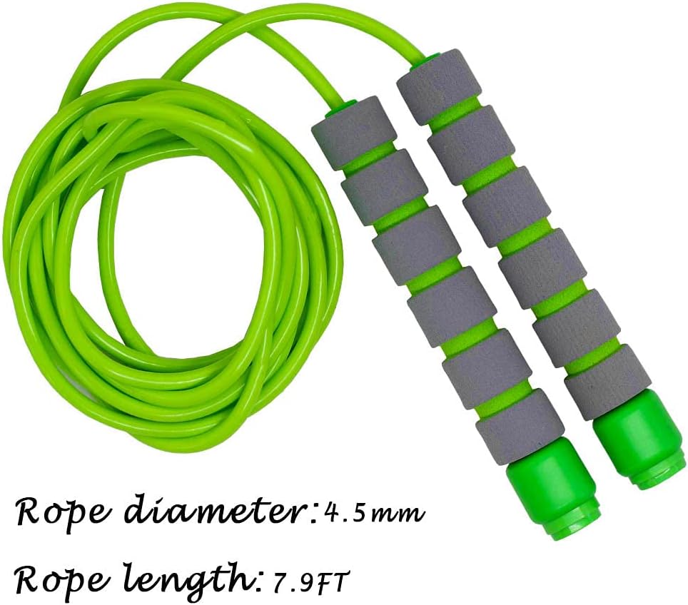 Adjustable Jump Rope with Foam - Skipping Rope Pvc avaliação e preço