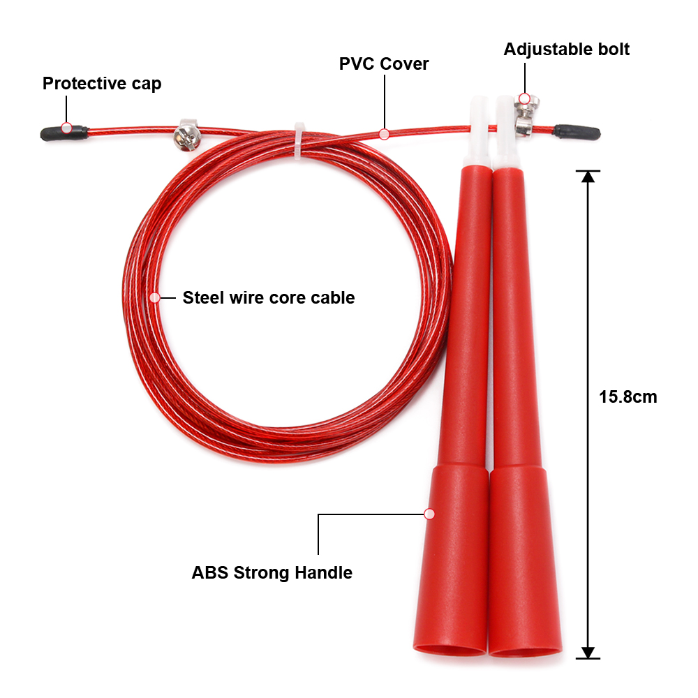Professional PVC Speed Skippin - Crossfit No Equipment avaliação e preço