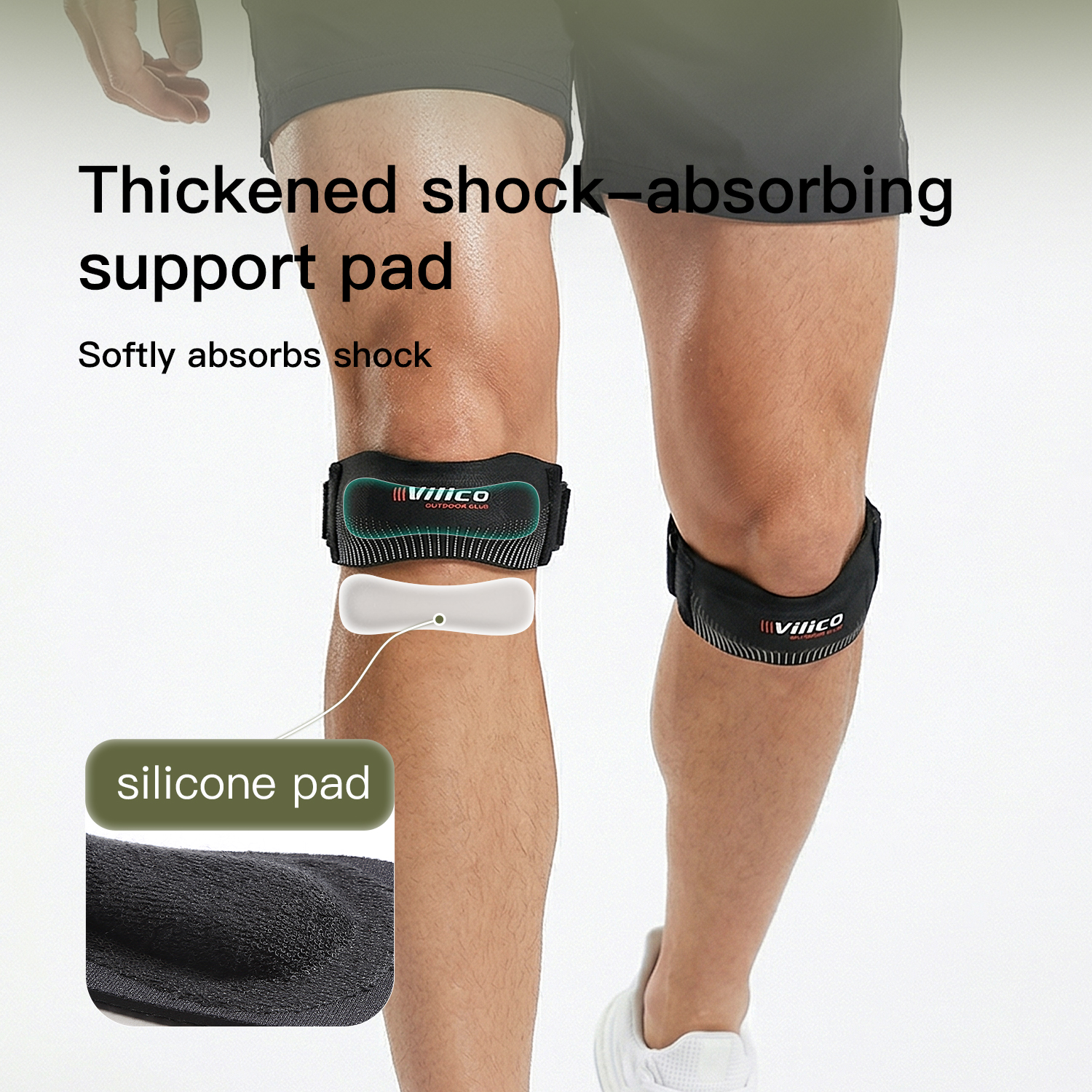 1pc VILICO Patellar Strap, Kne - Knee Sleeve Pair avaliação e preço
