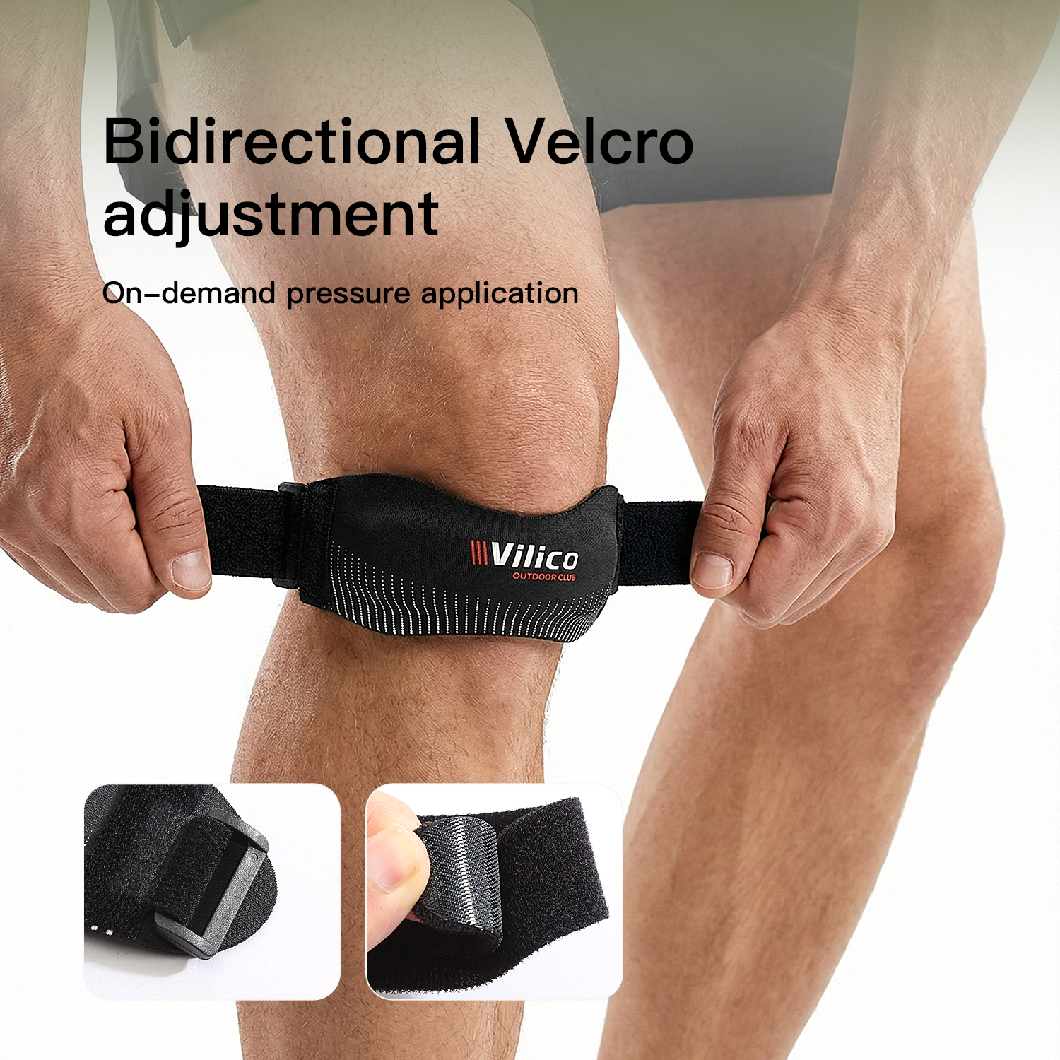 1pc VILICO Patellar Strap, Kne - Knee Sleeve Pair avaliação e preço