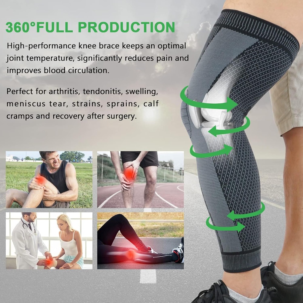Knee Braces for Pain Relief, M - Knee Sleeve Pair avaliação e preço