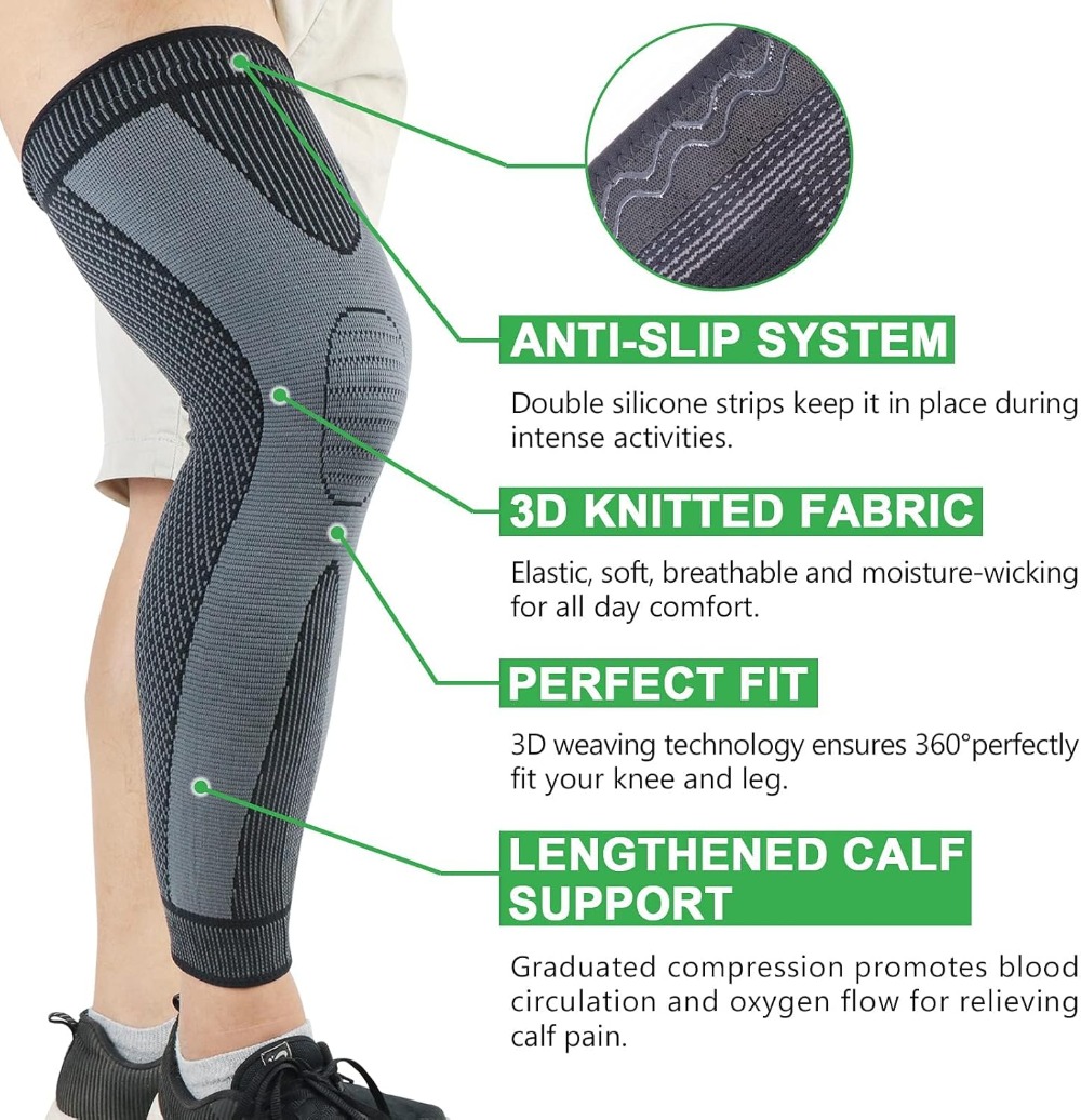 Knee Braces for Pain Relief, M - Knee Sleeve Pair avaliação e preço