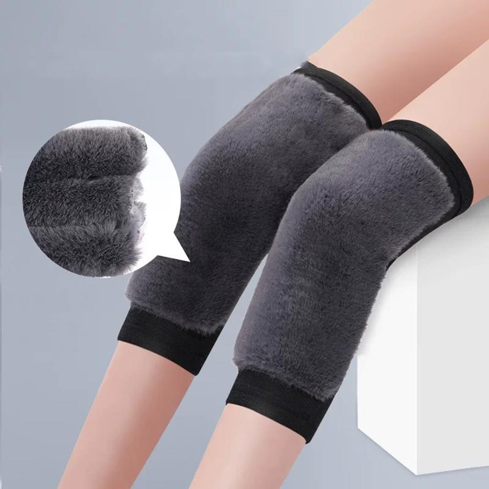 1 Pair Winter Warm Knee Pads R - Knee Sleeve Pair avaliação e preço