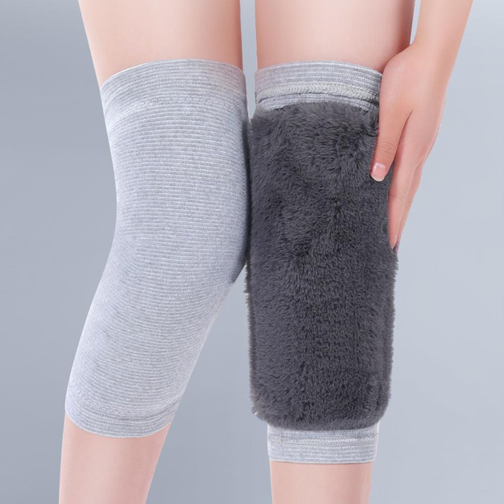 1 Pair Winter Warm Knee Pads R - Knee Sleeve Pair avaliação e preço