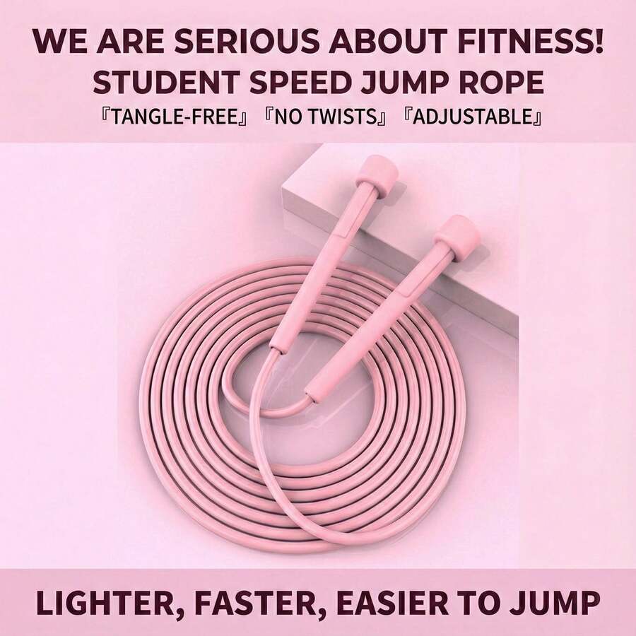 1 Pcs Adjustable Speed Jump Ro - Skipping Rope Pvc avaliação e preço