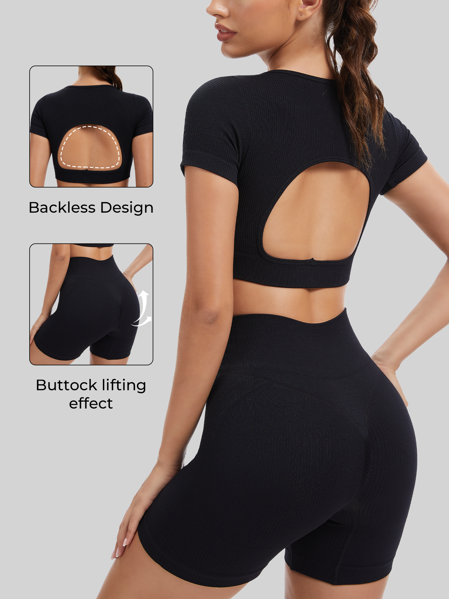 Yoga Set Sports Bra Outfit, Ti - Crossfit Gear For Women avaliação e preço