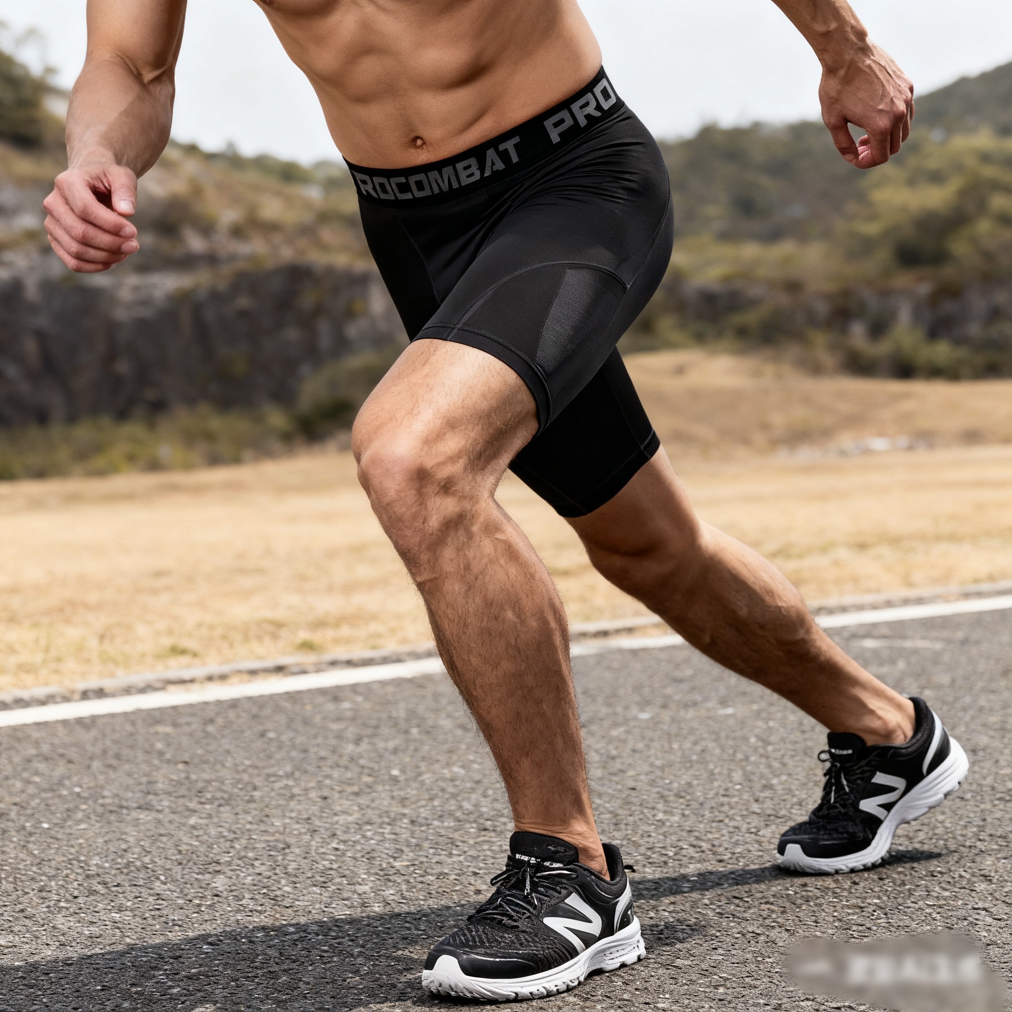 Men Running Leggings Quick Dry - Crossfit Ga avaliação e preço