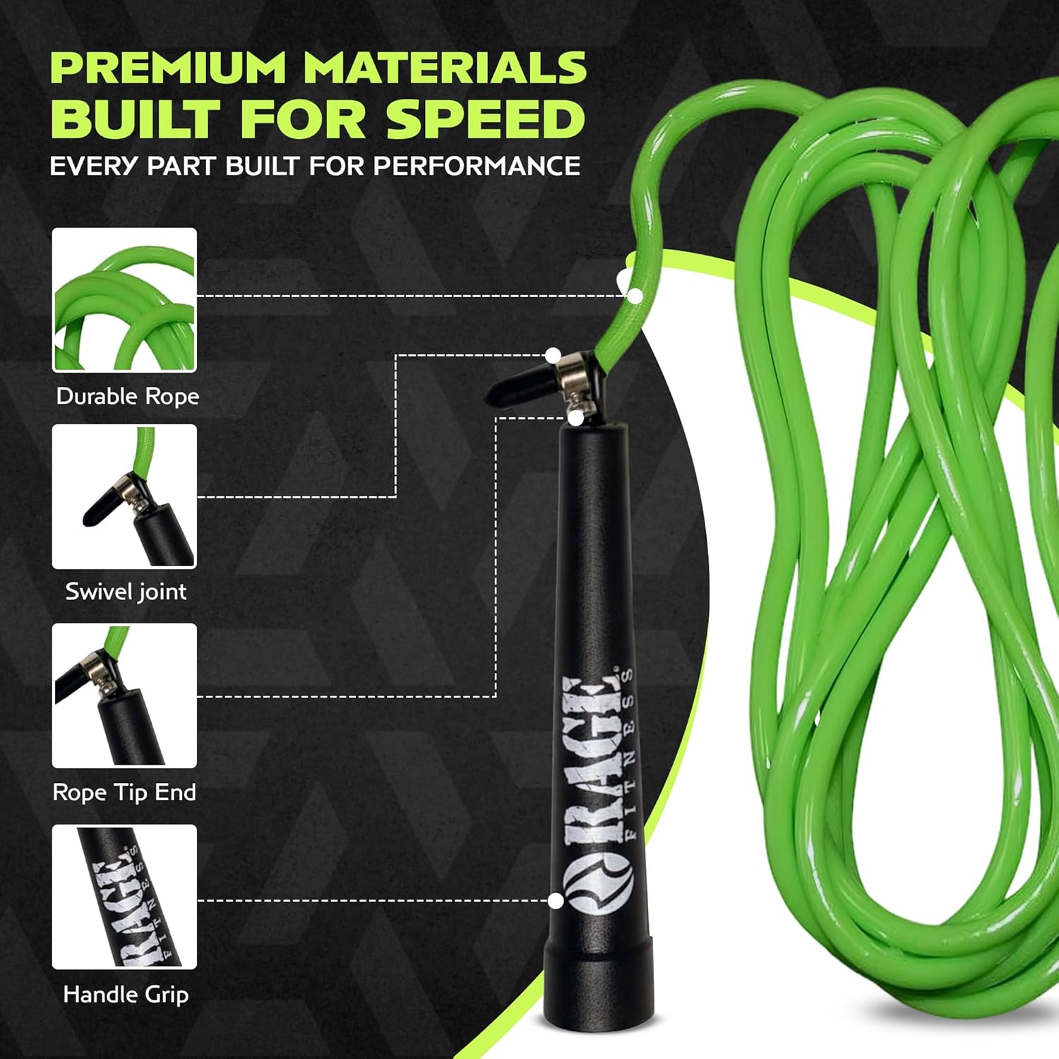 Adjustable PVC Speed Jump Rope - Jump Rope Speed Bearing avaliação e preço