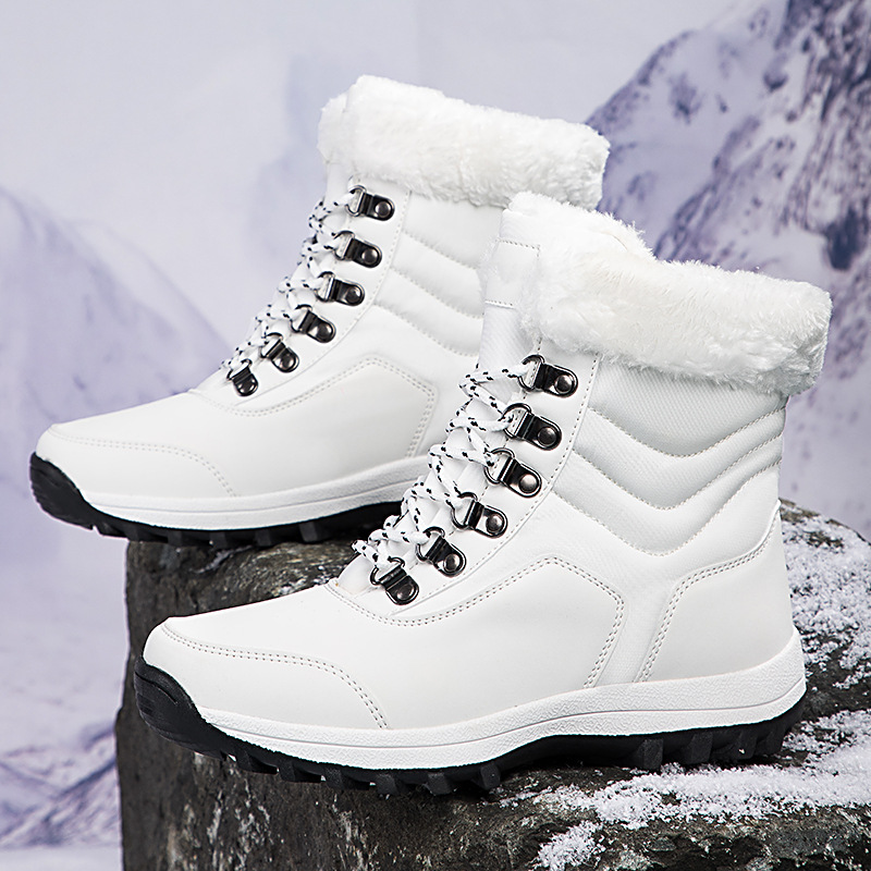 Thick-Soled Snow Boots For Men - Crossfit Outdoor avaliação e preço
